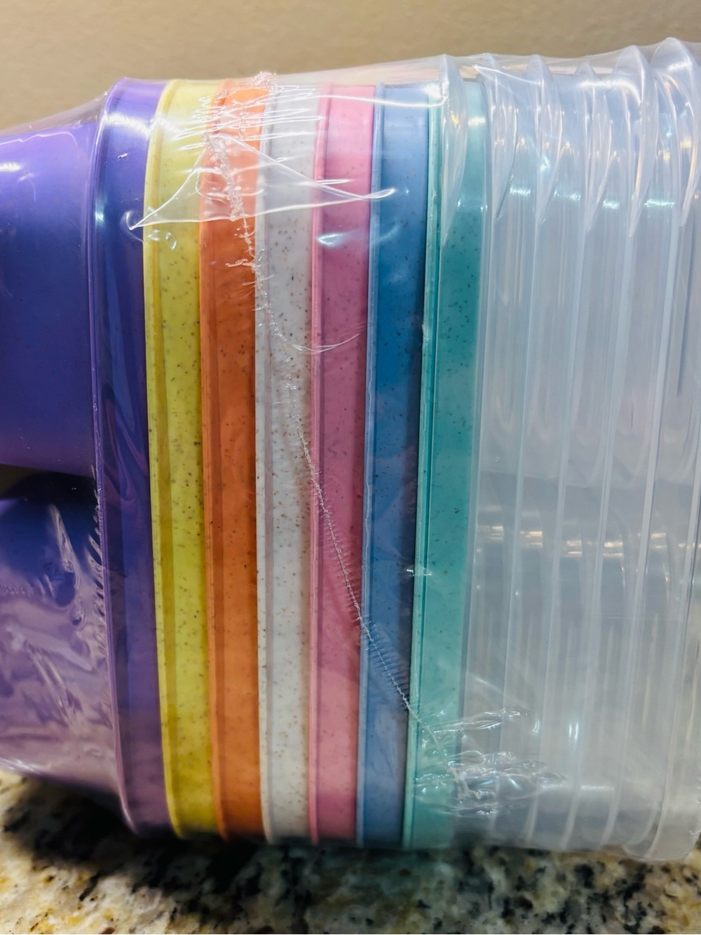14pc BPA FREE Assorted Colors Bento Lunch Box - Picture 3 of 7